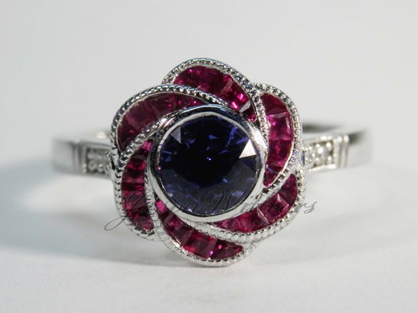 0.5Ct. Blue Round Sapphire 0.5Ct. Blue Round Sapphire