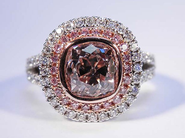 2.02 Ct. Pink Cushion Ring 2.02 Ct. Pink Cushion Ring