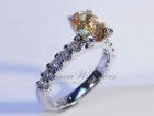 Fancy Yellow Oval Sapphire - Photo #3